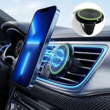 Powerful Magnetic Car Air Vent Phone Holder, One-Handed Operation Convenient, Stable Suitable For Navigation And Calling While Driving - A8U3 - View 4