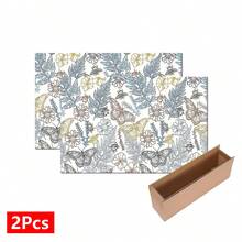 1 pieza Alfombrilla absorbente para secar platos con estampado de mariposa y flores, alfombrilla absorbente para encimera de máquina de espresso, alfombrilla absorbente para fregadero, alfombrilla absorbente suave para grifos, alfombrilla absorbente para tazas de fregadero, accesorios para el hogar y la cocina, accesorios de baño - Multicolor - Ver 14