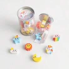 12 cục tẩy hình em bé dễ thương in hình thời tiết, hình hoạt hình Kawaii, đồ dùng văn phòng phẩm cho trẻ em. - Bộ - Xem 3