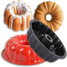 1 PIEZA Molde para Hornear Tartas Rosca Antiadherente Reposteria 26CM Coffee cups Vasos Tazas para cafe bonitas Matcha Vasos con tapa y popote Snack box Platos - Ver 6