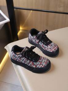 Pantofi sport din material textil confortabili pentru copii 2026, de înaltă calitate, respirabili, cu bot larg, pantofi casual pentru băieți și fete - Negru - Vizualizare 5