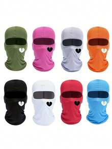 1/2 chiếc khẩu trang trùm đầu in họa tiết, khẩu trang trượt tuyết unisex, khăn quàng cổ chống tia UV và chắn gió, thích hợp cho đi bộ đường dài, câu cá, đạp xe. - P - Xem 9