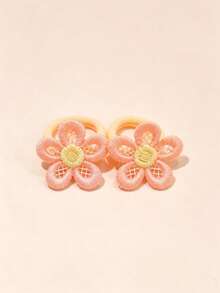 50pcs Baby Hair Ties, Random Color - Multicolor - View 8