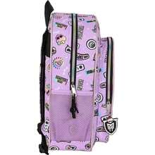 Safta Monster High 大型 Monster High Compact Evolution 兒童拉桿背包，帶可拆卸可清洗內襯，可透過拉鍊連接到拉桿箱，配有頂部提手和身份標籤，均碼 - 免費送貨 ✅ 西班牙大陸 24/48 小時送達 - 選項 2 - 查看 4