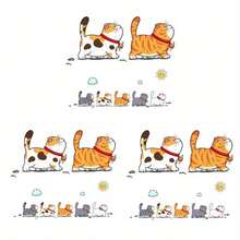 3 piezas. Pegatinas de Transferencia de Calor con Diseño de Gato, Calcomanías para Planchar, para Confección de Camisetas, Decoración de Almohadas - Multicolor, Duraderas, Pegatinas de Plástico Lavables, Adecuadas para Camisetas, Sudaderas, Jeans, Bolsos, Almohadas y Gorras, Parches Termoadhesivos - Blanco - Ver 3