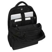 | School Backpack Real Betis Balompié Premium With Flap, Compartment For Laptop 13.3″ And External USB Connector, Ergonomic Padded Back And Shoulder Straps, Magnetic Flap - Option 2 - View 7
