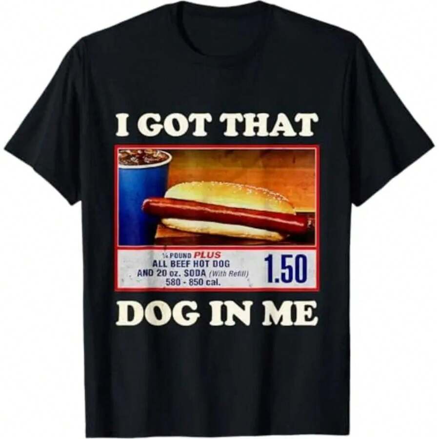 Camiseta Meme Vintage del 4 de julio con la frase "I Got That Dog In Me" - 1 - Ver 1