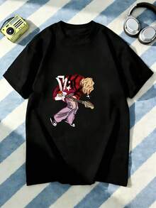 Camiseta unisex, negraUnisexoCamisetaHechodePuro,Con características destacadasaGenialGuitarristaGráficoPerfectoparaInformalDesgaste,ExhibiciónPersonalidad,yIdealcomoaRegaloparaParejas,NavidadoDía de San ValentínDía.,ropademujerblusasparadamacasualescamisasdemujerblusablusasparamujercamisas, GráficasimpresoAmigable con la piel, estilo de los 90Retro, Ropa Urbana, A la Modacasualcamisetas - Negro - Ver 4