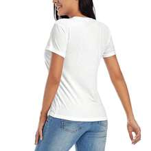 Blusa Blanca Linda con Gráfico Vibrante de Cóctel de Cereza y Texto 'Dolce Vita 1999 Italy' |   Camisetas Blancas Estilo Retro de Verano CLL-0730, Adecuadas para primavera, verano y otoño - Negro - Ver 6