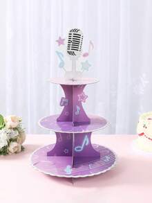 1 مجموعة حامل كب كيك على شكل ميكروفون بأسلوب K-POP، رف عرض كعكة حفلة بموضوع K-POP، ديكور حفلة عيد ميلاد K-POP، حامل كعكة عيد ميلاد، ديكور كعكة K-POP، رف عرض كعكة حلويات حفلة استقبال المولود، ديكور طاولة حفلة K-POP، ديكور عرض حلويات حفلة موسيقى البوب، ديكور كعكة المطبخ، ديكور حفلة المغني، لوازم حفلة عيد الميلاد، هدية عيد الميلاد، هدايا الحفلة - ميكروفون - مشاهدة 8