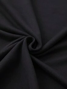¡Oferta por tiempo limitado, unidades limitadas,  relámpago! Camisas casuales para mujer, camisetas de poliéster para mujer, camisas elegantes.Camiseta de verano de manga corta, elegante y hermosa, con estampado de pavo real y cuello redondo - Negro - Ver 6