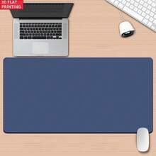 2D Flat Design (1-Pack) – Solid Blue Desk Mat – Suitable For Office Desks, Gaming, And Office Decor – Non-Slip Rubber Base – XXL Computer Mouse Pad – Multifunctional Office Mouse Pad – Large Mouse Pad - Mouse Pad - View 10