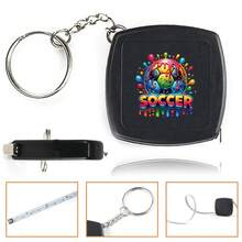 Soft Measuring Ruler Double Sided Scale Portable Retractable Tape Measure With Keychain For Body Sewing Tailor Crafting And Household Pocket Sized And Lightweight For Daily And Travel Convenience - Black - View 21