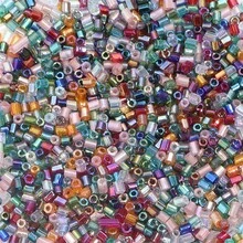 1套約1100顆AB色2mm瓶裝管狀玻璃種子珠附扣環 - 米珠 - 查看 15
