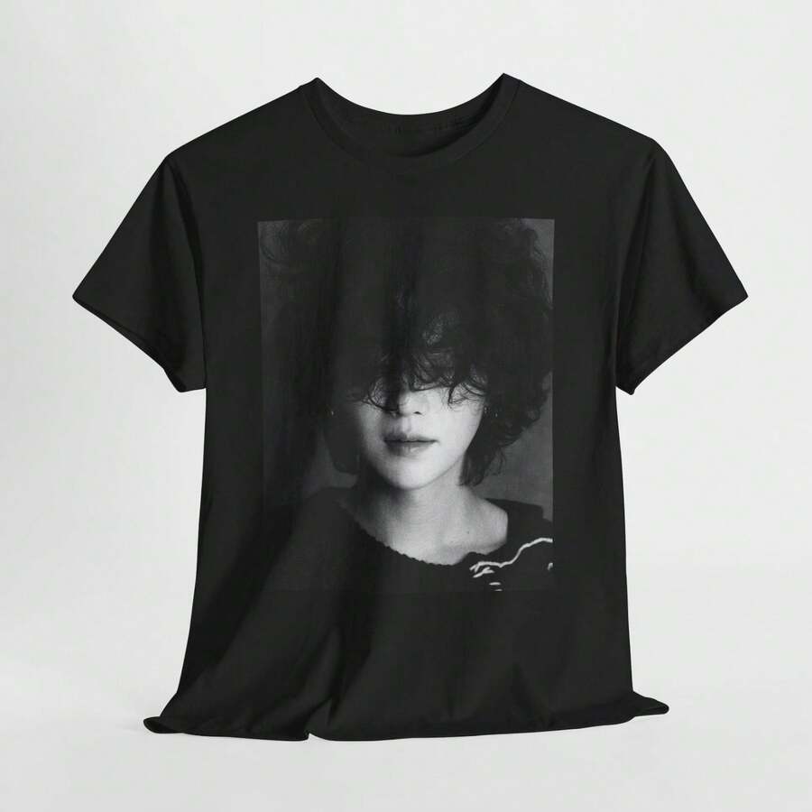 Korean Pop Shirt | Curly SUGAs - Black - View 1