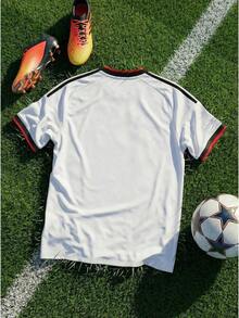 Mexico Road To 2026 Soccer Jersey, Mexican National Team World Cup Shirt, Loose V-Neck, Breathable For Women - 白色 - 查看 2