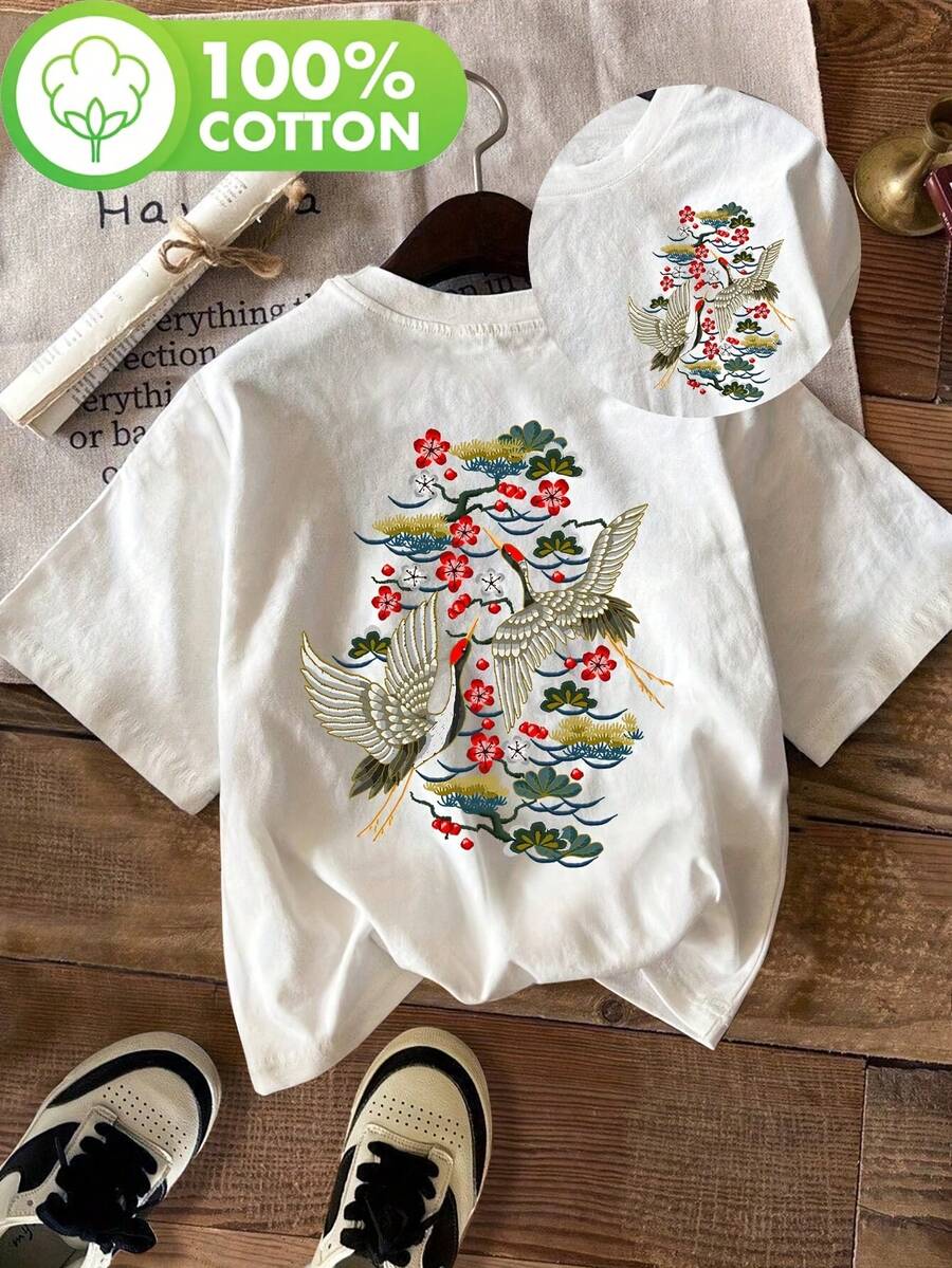 Camiseta de mujer para primavera y verano - Blanco - Ver 1
