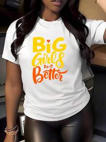Suave, transpirable y ligera para comodidad durante todo el día. Camiseta casual de manga corta para mujer - presenta encantadores estampados, diseño colorido, tela suave y elástica, estilo - Blanco - Ver 1
