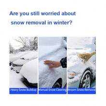 1pc Car Rhinestone Ice Scraper With Long Handle, Frost Remover Brush For Windshield, Stainless Steel Scraper, Car Winter Accessory Suitable For Cars, Trucks, SUVs, Snow Shovel - Multicolor - View 8