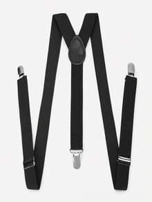 1 pièce Bretelles ajustables en forme de Y pour femmes, bande élastique confortable avec pinces métalliques, convient pour un port quotidien, à la mode et pratique, rehausse le look avec style - Multicolore - Voir 1