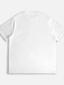 1 pieza, Camiseta de Manga Corta con Estampado de Mago Mágico 100% Pura, Cuello Redondo para Mujer, Top Deportivo Casual Transpirable para Primavera y Verano, Regalo de Vacaciones - Negro - Ver 2