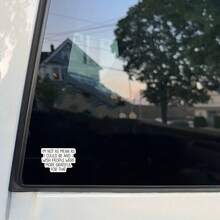 I'm Not As Mean As I Could Be And I Wish People, WaterBottle Sticker, Laptop Sticker, Notebook Sticker, Funny Sticker, Waterproof Sticker - Light Film - View 7