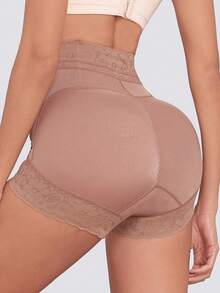 1 Pc Women's Slimming Waistband High-Waisted Leggings With Silicone Grip For Daily Wear And Other Occasions - 淡紫色 - 查看 5