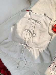 2 piezas Blusas de verano de moda 2026 para mujeres, para vacaciones, primavera, Día de San Valentín, salir, verano, primavera, Día de San Valentín, carnaval, playa, fiesta de cumpleaños, boda, salir.Top sin mangas rojo, top sin mangas rosa, - Multicolor 12 - Ver 4