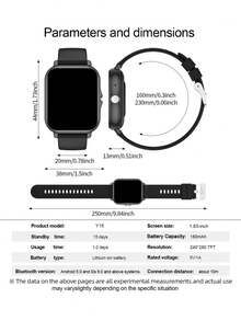 HOT New Smart Watch, Suitable For Teens And Children, Features Wireless, Pedometer, Calorie, Multiple Sports Modes, Message And Call Notifications, Compatible With Android/IOS Systems, Perfect Gift For Kids! - View 7