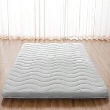 Colchón de futón japonés 100% espuma cómoda de alta densidad colchón plegable de 3.5 pulgadas de grosor ideal para comodidad y apoyo sofá de cama para niños Individual - Gris - Ver 2