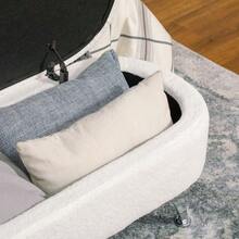 Storage Benches & Ottomans - White - View 5