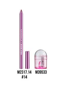 MISSLYN 1支 BoldLine 唇線筆，霧面高顯色唇筆，奶油般滑順質地，防暈染長效持妝，打造完美清晰唇廓，新手友善多色可選，適合旅行與派對，Y2K 風格妝容 - #14 - 查看 10