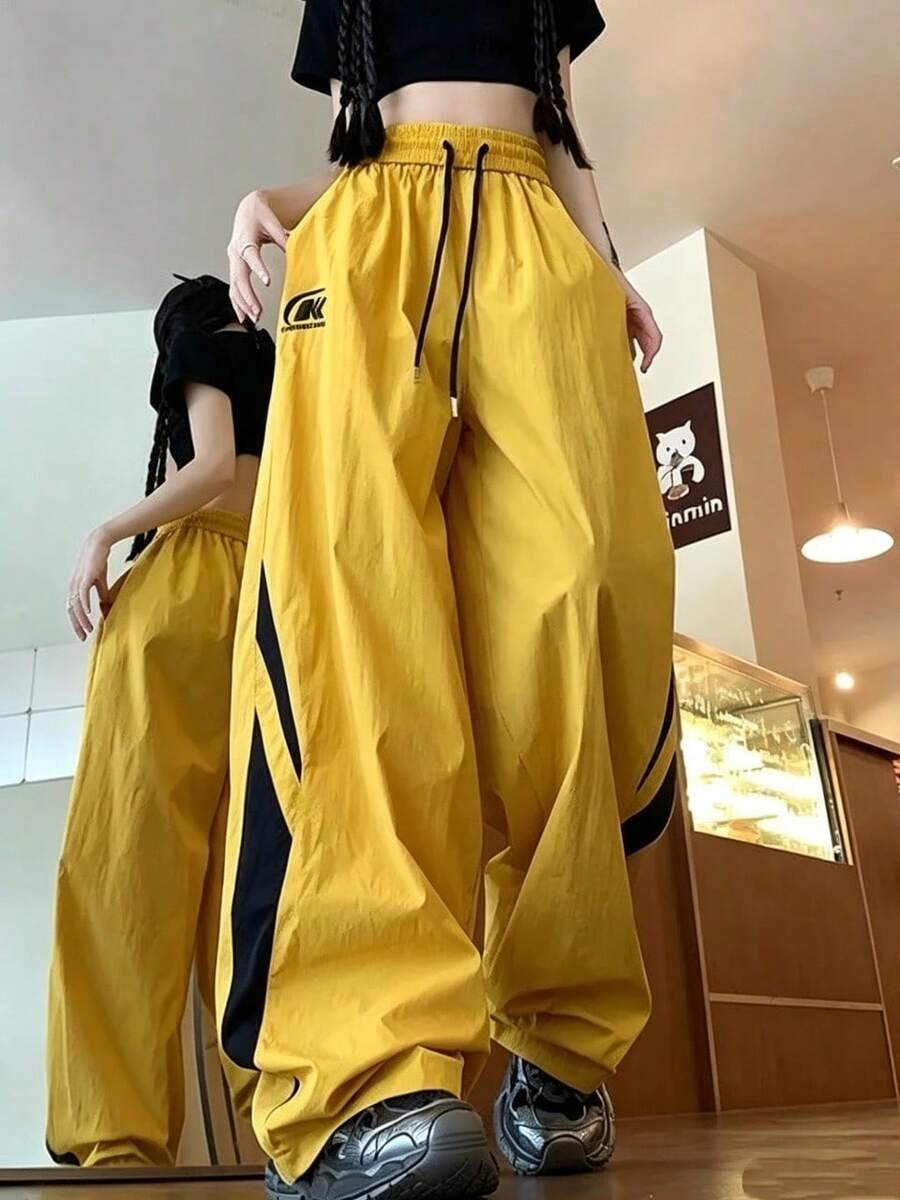 Women Pants - Yellow - View 1