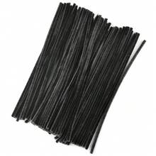 Set Of Rotating Rod Pieces, DIY Materials, Children's Toys, Plush Rods, Rotating Rods, Chenille Flower Stems, Creative Strips, Handmade Educational Materials. - Black - View 12