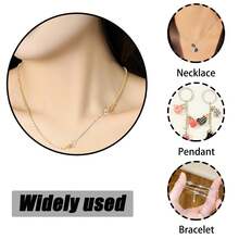 5pcs Silver Tone Spring Clasp Extender Chain (5-15cm), Adjustable For Women Necklace, Bracelet, Anklet And DIY Jewelry Making - Silver - View 5