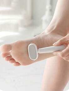 1pc Double-Sided Foot File, Multi-Functional Foot Care Tool, Designed With Practical Grinding Stone, Easily Removes Calluses, Thick Dead Skin And Stubborn Corns, Gentle Care For Rough Foot Skin, Interchangeable Replacement Heads, And Easy To Use, Essential Foot Care Item For Daily Home Use, Suitable For All Ages, Quickly Smooth And Soften Feet Skin - Pumice Stone - View 5