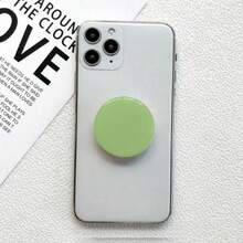 1pc Solid Color Expandable Phone Stand, Cute Solid Color Transparent Phone Stand, Foldable Extendable Phone Stand, Transparent Base, Dopamine Color Phone Accessory - Multicolor - View 31