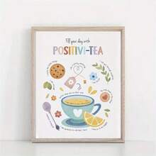 Poster Afirmasi Positif - Tanpa Bingkai, Sempurna untuk Pojok Tenang, Dekorasi Ruang Psikologi Sekolah & Terapis - Kartun - View 5
