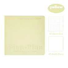 1pc Soft Cover Square Notebook, High Aesthetic Pocket Mini Notepad, Thickened Blank Grid Journal, Compact Portable Size Ideal For Study Notes, Reading Records, Daily Plans And Casual Jotting School Supplies - Note Book - View 9
