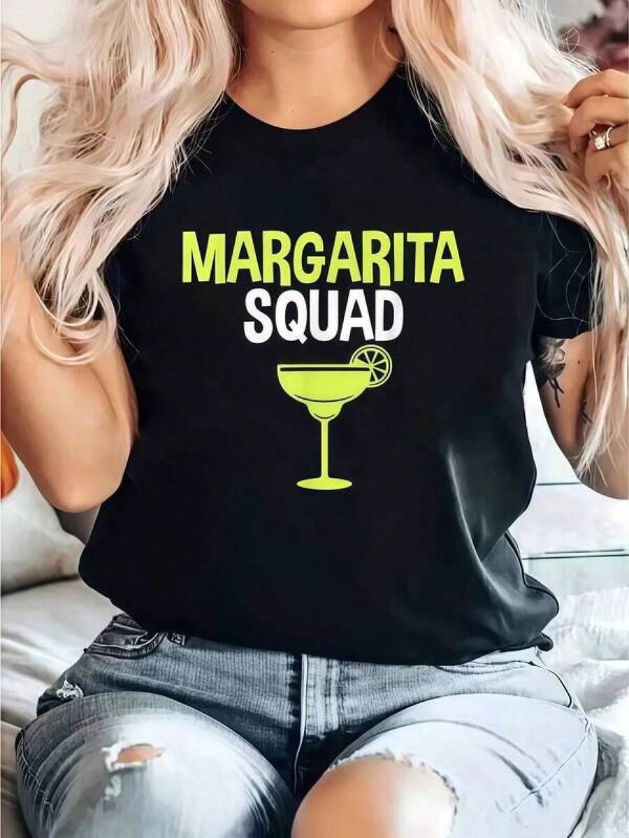 Camiseta unisex de manga cortaDeEquipoDeMargaritaConEstampadoDivertidoYHermosoDeMargarita,DeCuelloRedondoInformalMangaCortaYCómodaParaPrimaveraYVerano,RopaDeMujerVeranoEsenciales, VeranoConjuntos de ropaParaMujeres, GráficoCamisetashombre, , , Dazymujer,romwehombres, bohochic,maestrasregalos,camisetaparaconjuntos de mujercon curvasparamu,y2k, - Negro - Ver 1