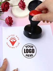 Custom Address Stamp For Wedding Invitations, Personalized Return Address Stamp With Name And Icon, Self Inking Stamp For Family Mailing, Customized Text Office Stamp For Housewarming - Style F - View 4