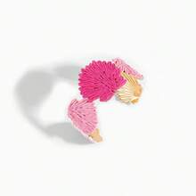 1 buah Gelang Kerang Bohemian, Gaya Musim Panas Lautan, Anyaman Rafia Buatan Tangan, Blok Warna, Berongga, Dapat Diatur, Perhiasan, Aksesori Fashion Serbaguna untuk Liburan Pantai, Perjalanan Tepi Laut, Kencan Sehari-hari - MultiWarna - View 13