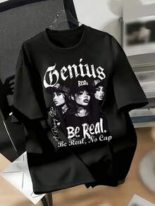 Camiseta única y moderna con diseño audaz y frases impactantes en estilo y2k Ideal para destacar tu personalidad y seguir las  de moda en México Perfecta para cualquier ocasión y cómoda de llevar solo una unidad disponible - Negro - Ver 1