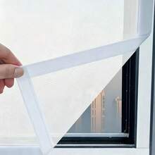 YOKIO White Window Mosquito Net, Self-Adhesive Mosquito Screen, Plastic Window Mesh, Window-Mounted Mosquito Net, Window Mosquito Curtain. Suitable For Windows And Doors, Blocks Insects And Mosquitoes. - Screen Windows - View 77
