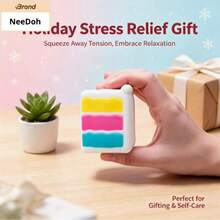 Cake Squishy Toy Soft Slow Rising Sensory Squeeze Fidget Toy Stress Relief Cake Shape Kawaii Dessert Desk Toy Novelty Gift(Box Packed, Not Bagged) - Multicolor - View 5