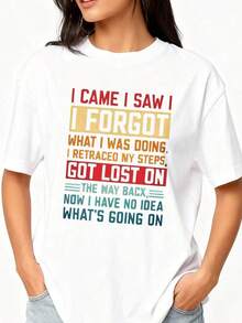 1 camiseta de humor ruso para mujer - ¡Yo en el infierno, cómo! Camiseta Divertida con Texto en Ruso - Camiseta Ligera Casual para Mujer - Ropa de Primavera Verano - Regalo Divertido para Fanáticos de la Cultura Rusa - Uso Diario 180g Algodón 100% - Blanco 3 - Ver 3