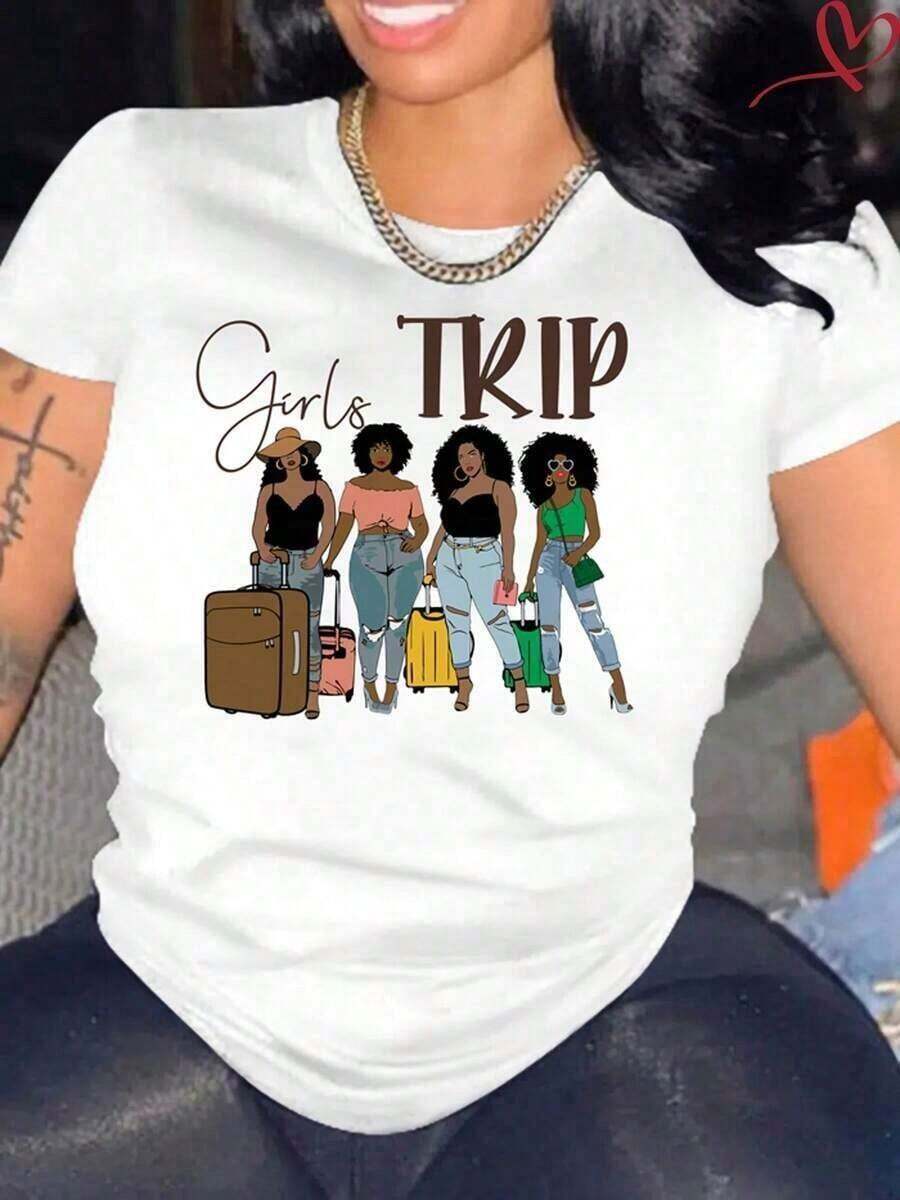 1 pieza de camiseta de algodón puro para mujer, manga corta, cuello redondo, top casual, suave y transpirable, camiseta básica, tallas S-XXXL disponibles, moda de verano, uso diario, corte holgado, adecuada para todas las estaciones, 180g de algodón 100%. - Blanco 19 - Ver 1