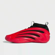Adidas VOLUME 9哈登9代實戰男女運動緩震籃球鞋 - 紅色/黑色 - 查看 2