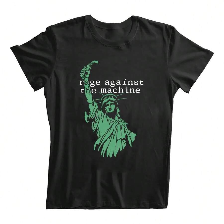 Playera Rage Against The Machine Rock Protesta - Negro - Ver 1