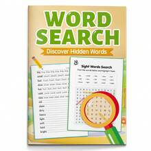Cuaderno de ejercicios de búsqueda de vocabulario, libro de práctica de búsqueda de frases, para reconocimiento de palabras, memorización de frases y entrenamiento de escritura a mano, adecuado para aprendizaje en el hogar, práctica en el aula y uso en viajes - Búsqueda de vocabulario visual - Ver 16